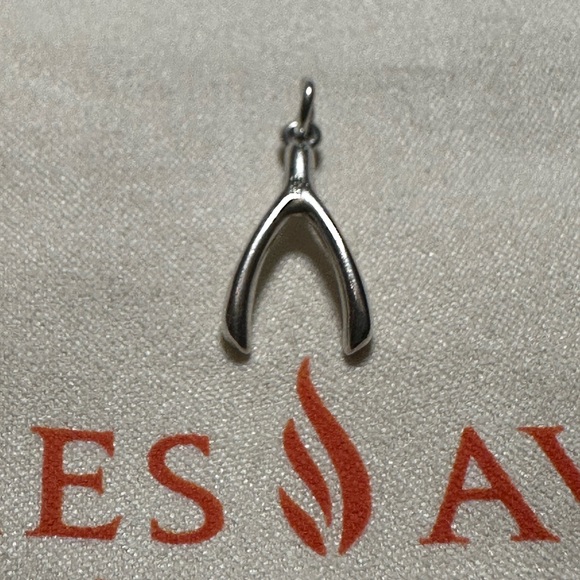James Avery Retired 925 Sterling Silver Wishbone Charm Beautiful! Very RARE❤️❤️ - Picture 1 of 8